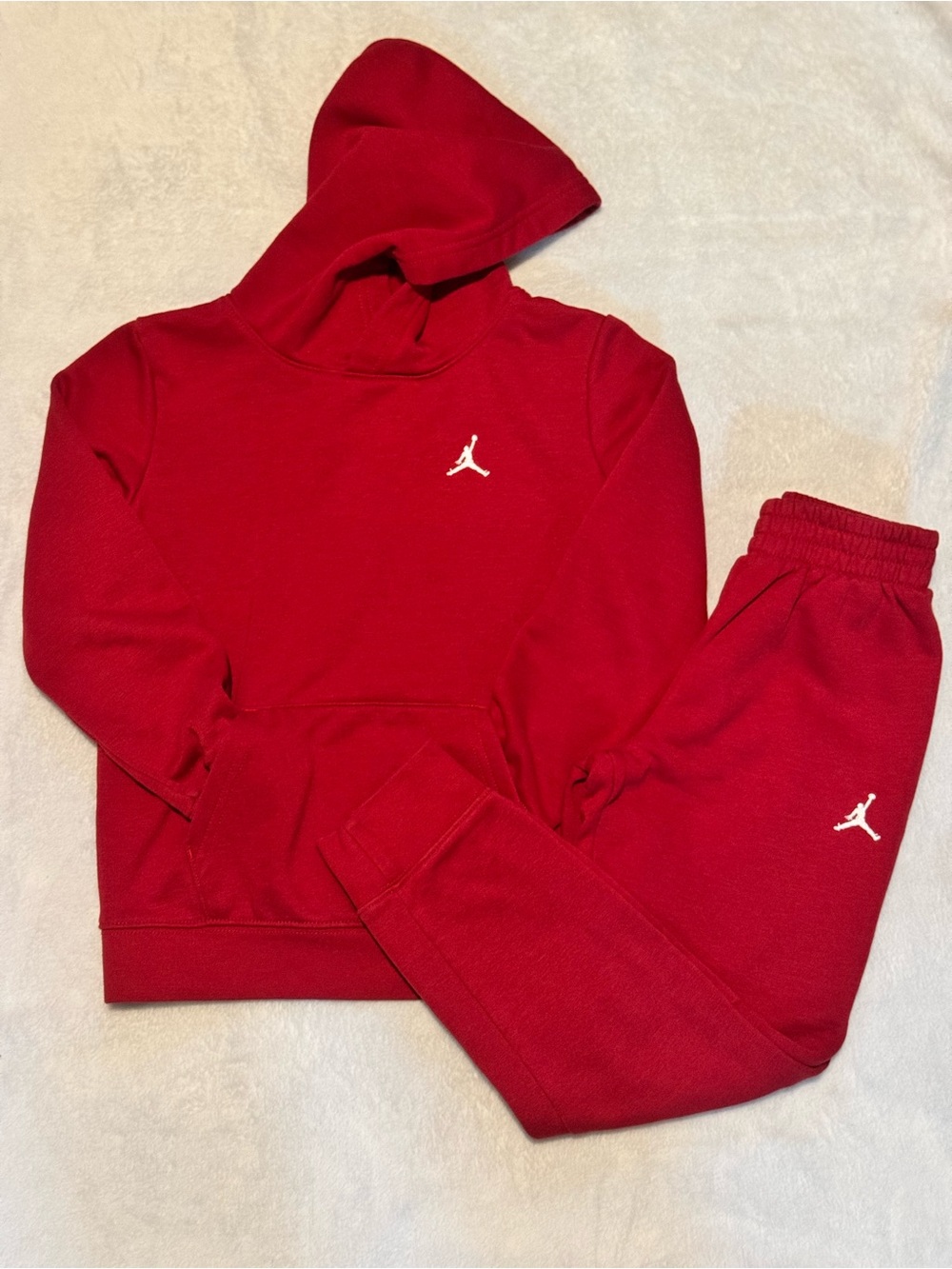 Jordan Red Kids Hoodie & Joggers Set